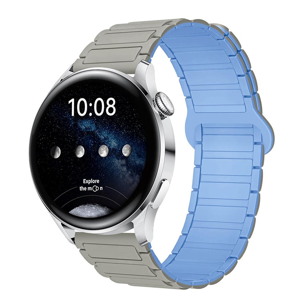 18mm 22mm 20mm Magnetic Silicone Strap For Samsung Galaxy Watch 7 6 5 4 44mm 40mm Sports Band For Galaxy Watch 4 6 Classic 47mm Huawei GT 4/5/6 41mm