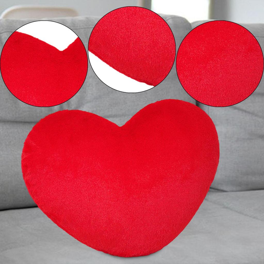 Heart-shaped Decorative Pillow, Breathable Bedside Cushion, Ornament for Sofa,