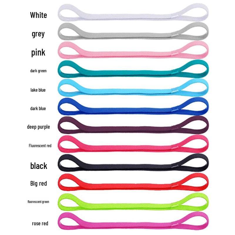 Unisex Non-Slip Sweat-Wicking Sports Headband for Fitness, Yoga, Running, and Football