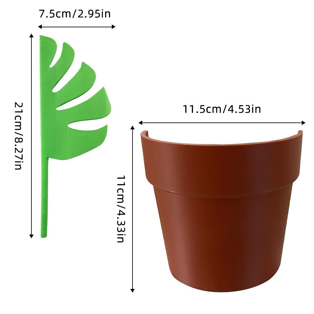 

1pcs 3D Printed Monstera Leaf Coaster Eco-Friendly PLA Plant Decor for Home Table - Botanical Sculpture Gift for Plant Lovers зелений