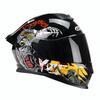Motorcycle Helmet Men's Helmet Locomotive Full Helmet Men's and Women's Four Seasons Double Lens Helmet Electric Vehicle