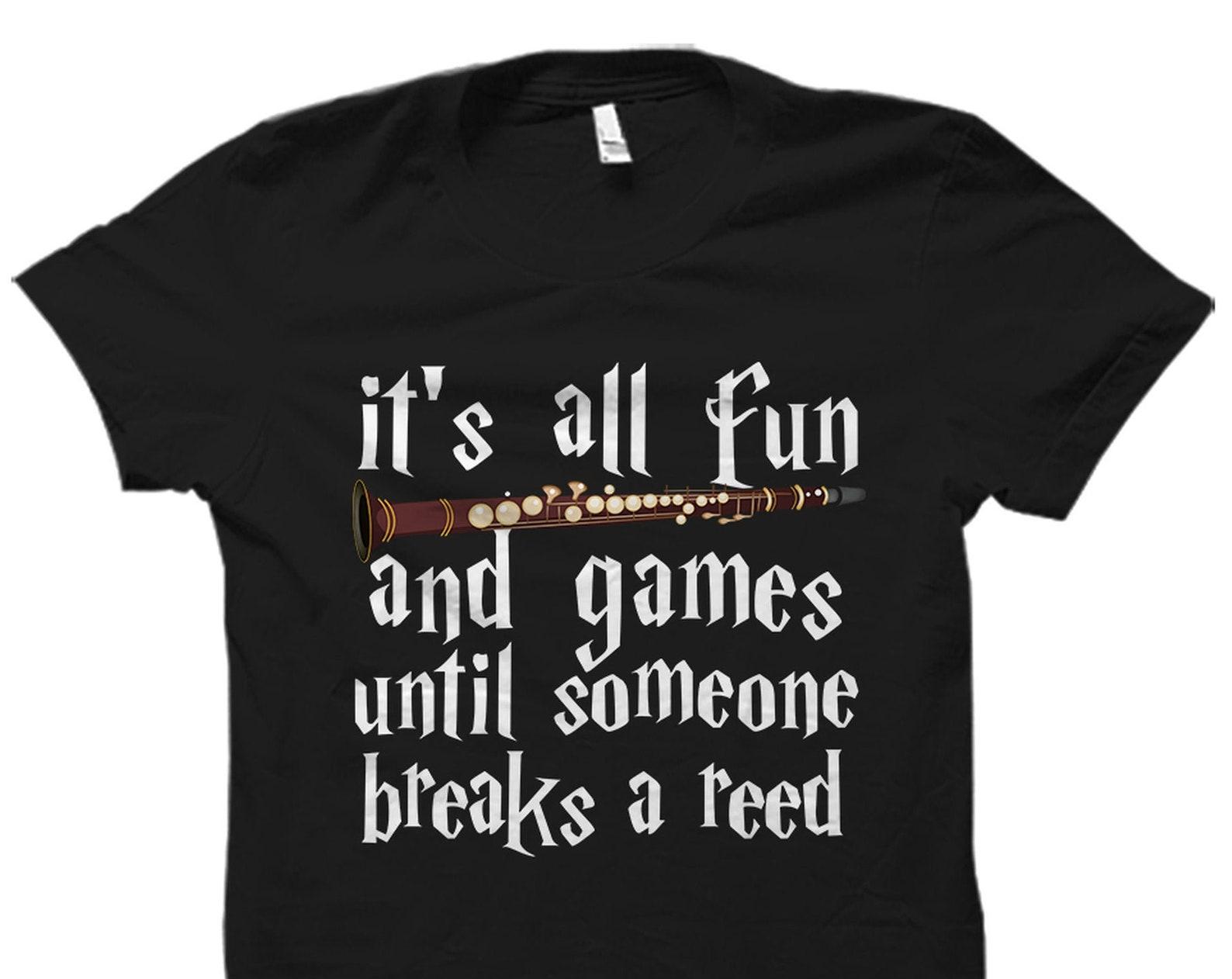 Clarinet Shirt. Marching Band Gift. Clarinet Gift. Marching Band Shirt. Clarinet T-Shirt. Reed Shirt. School Band Shirt #OS2512 L