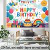 Polka Dot Balloon Birthday Banner, Festive Party Backdrop Wall Decor for Home