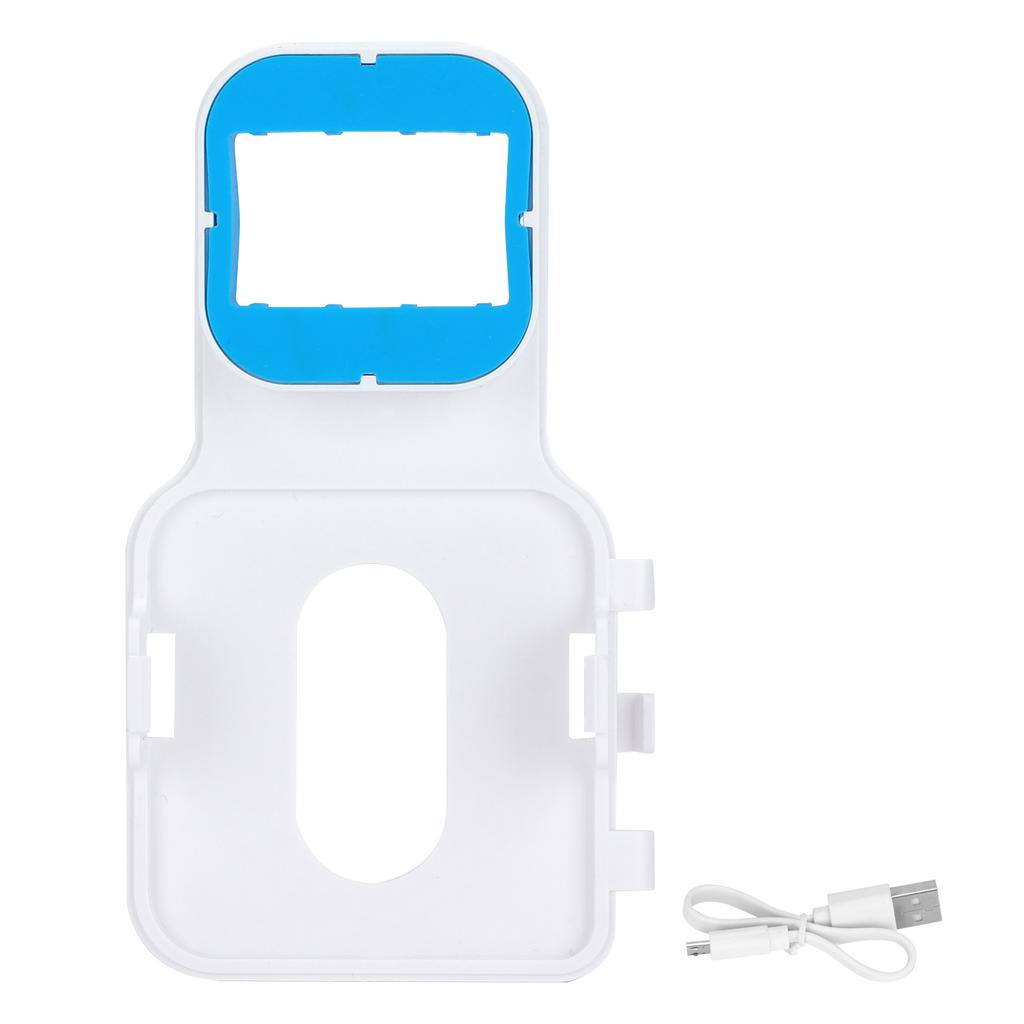 Socket Wall Mount Space Saving Socket Mount Holder with Short Cable for Blink Sync Module Home SecurityWhite