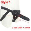 5 / 6 / 7 Inch Big G-Spot Dildo Strap-On Harness Kit Silicone Dildo Strapon Penis Bullet Vibrator Couples /  Lesbian Sex Toys