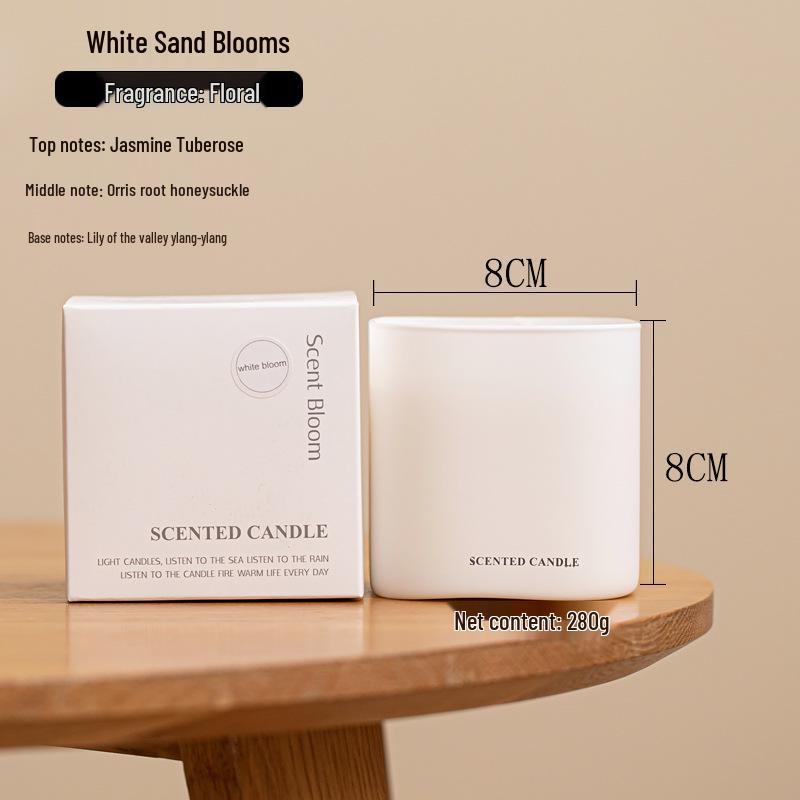 Scented Soy Wax Aroma Candle in Minimalist Gift Box – Perfect for Hotel, Bedroom, or Home Decor