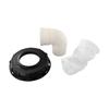 1PCS IBC Ton Pail Accessories Ton Pail Plastic With Filter Ton Pail Cover DN150 DN225 Black DN150-165MM,Red DN225-245MM