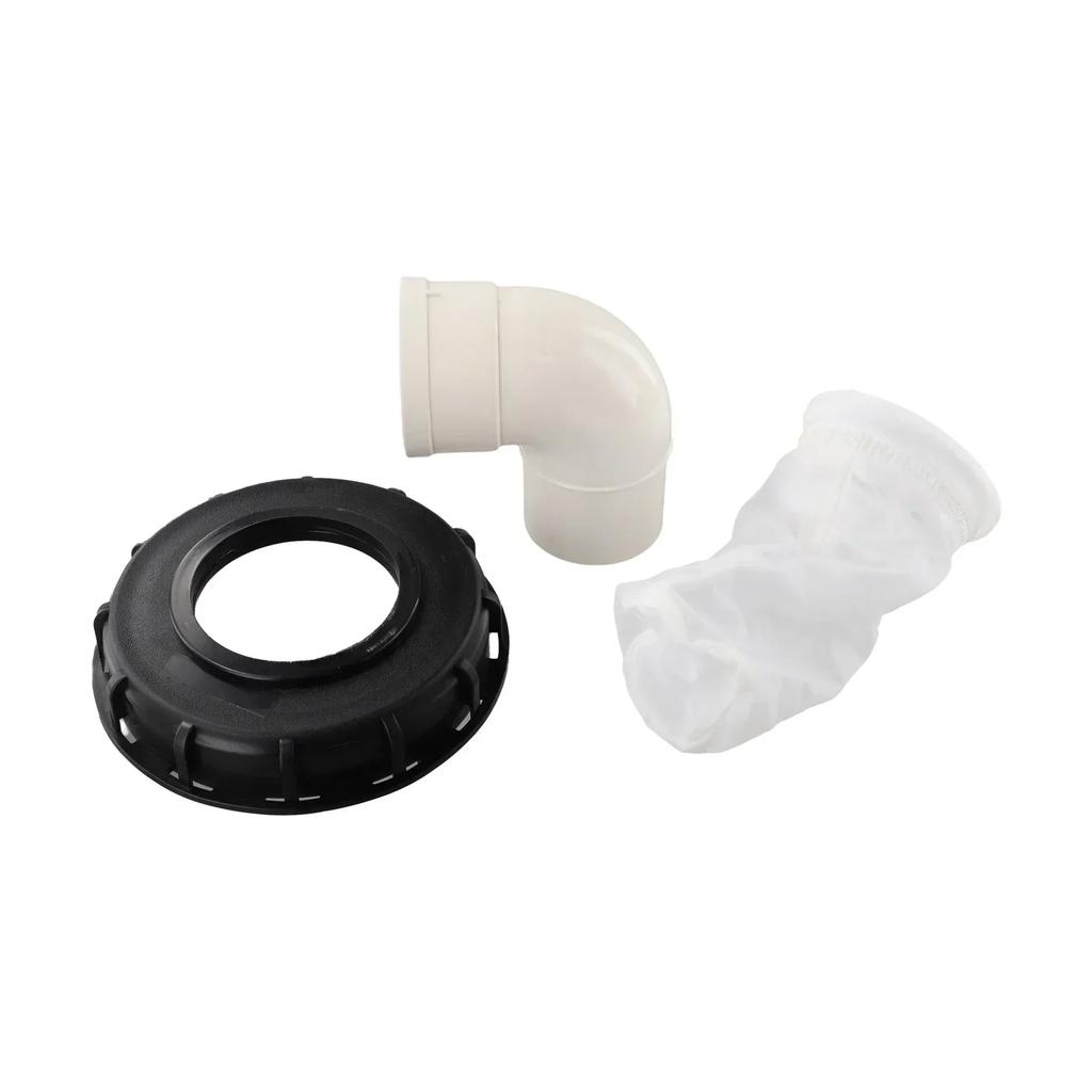 1PCS IBC Ton Pail Accessories Ton Pail Plastic With Filter Ton Pail Cover DN150 DN225 Black DN150-165MM,Red DN225-245MM