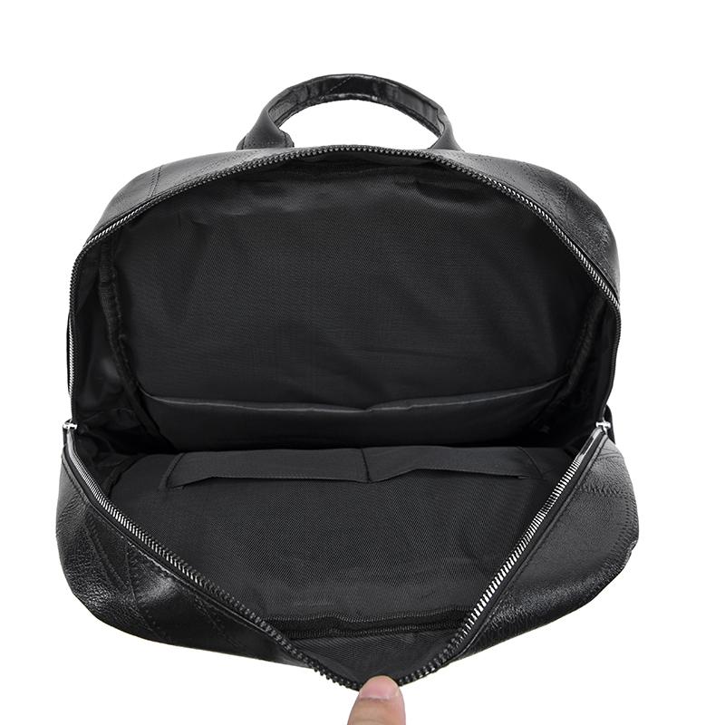 Rucsac de mare capacitate din piele moale Rucsac de culoare solidă pentru femei Geantă de călătorie pentru computer