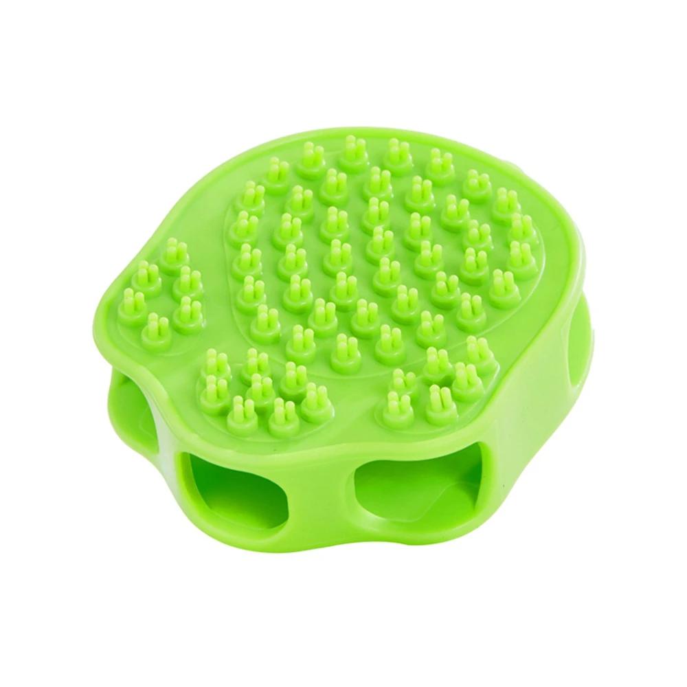 Miękka Gumowa Szczotka Grzebień dla Psa Kota Szczotka do Kąpieli Gumowa Rękawica Włosy Sierść Pielęgnacja Masaż Szczotka Dla Psa Kotów