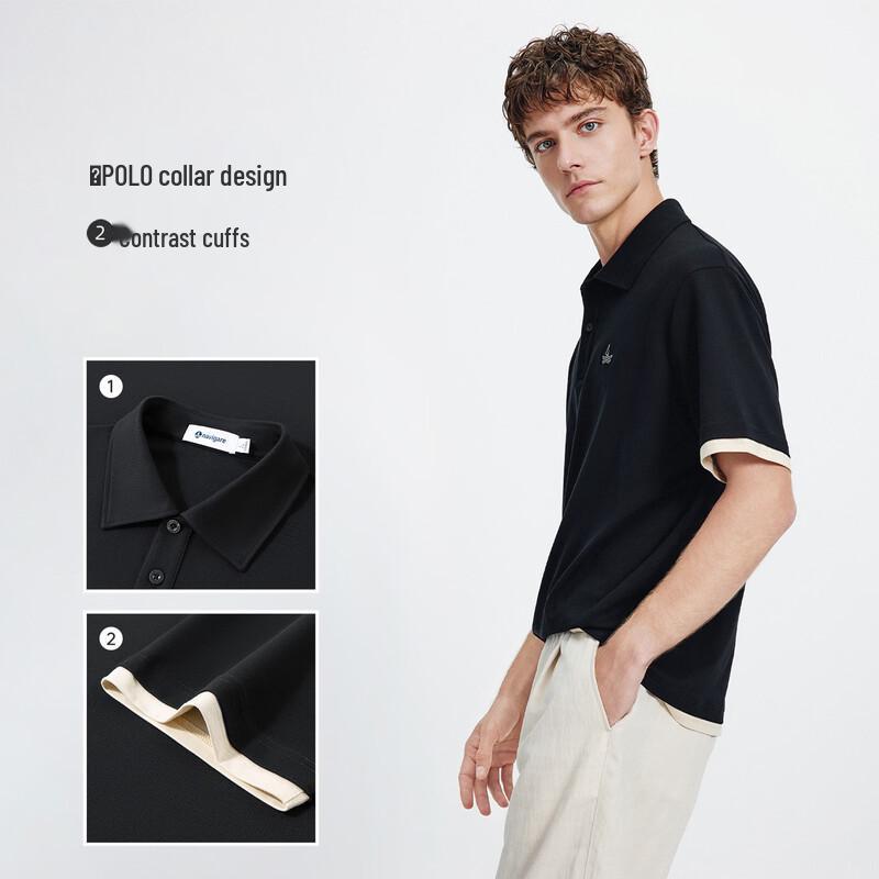 Navigare Men's Loose Fit Polo Shirt