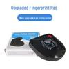 Portable Quick-Drying Red Ink Fingerprint Pad - Safe, Easy To Wipe, Small Size