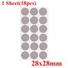 180/18Pcs Felt Pad Sticker Self Adhesive Desk Chair Sofa Legs Pads Square Round Bottom Furniture Table Legs Anti Scratch Cover
