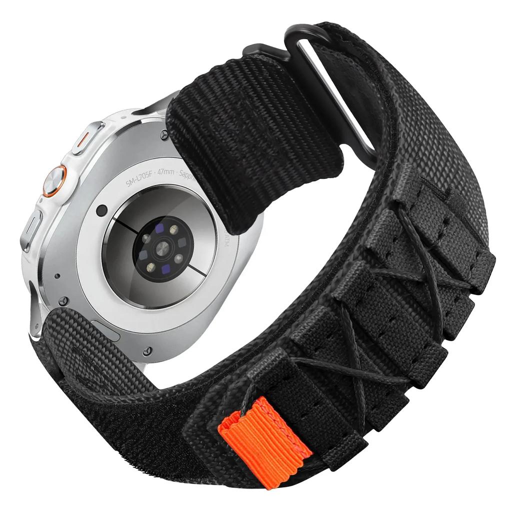 No Gaps Nylon Strap for Samsung Galaxy Watch 7 Ultra 47mm Quick Fit Band Sports Bracelet for Galaxy Watch Ultra 47mm Wristband