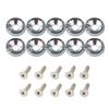 10Pcs M6 Car Modified Fasteners Fender Washer JDM Screw Gasket  Aluminum Mudguard Bumper Engine Concave Screws Car Accessories