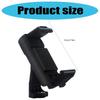 360 Degree Rotating Mobile Phone Mount Tripod Adapter Connect To Monopod Adjustable Smartphone Clip Clamp