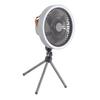 Portable USB Rechargeable Tripod Fan Outdoor Camping Tripod Fan for Outdoor Camping Tent Gray