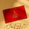 Card Cards with Envelopes Stickers Christmas Greeting Card Blessing Merry Christmas Bronzing