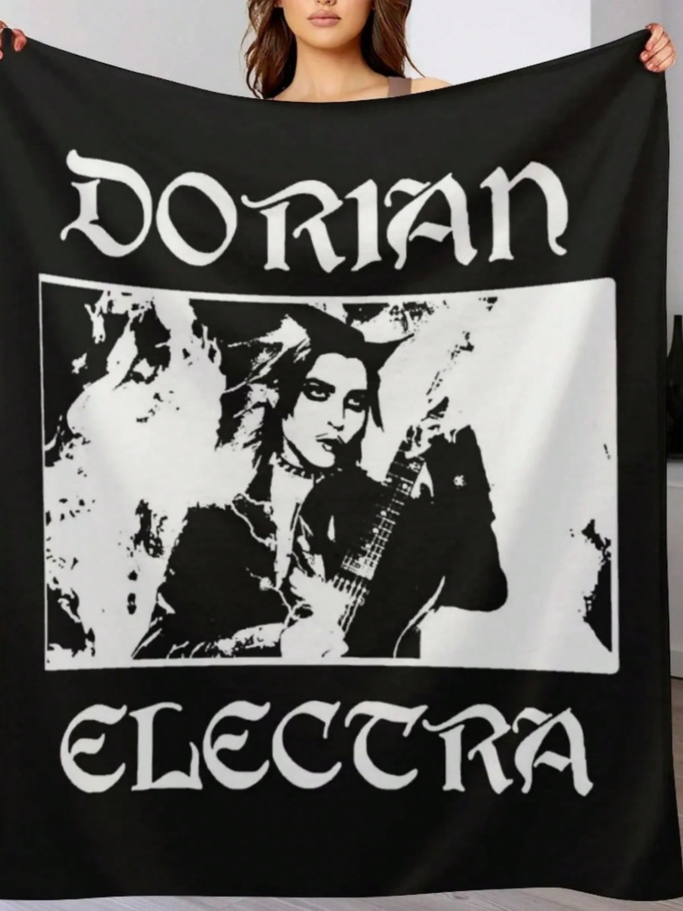Dorian Electra Metal Classic T-Shirt Essential T-Shirt Throw Blanket Extra Large Throw For  Warm Winter Sofa Blankets S разноцветный