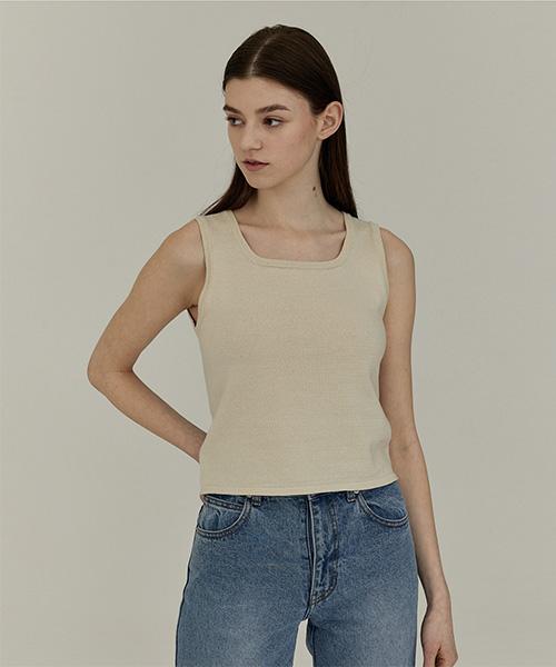 Bensimon Knit Sleeveless - Ivory Ivory/Free