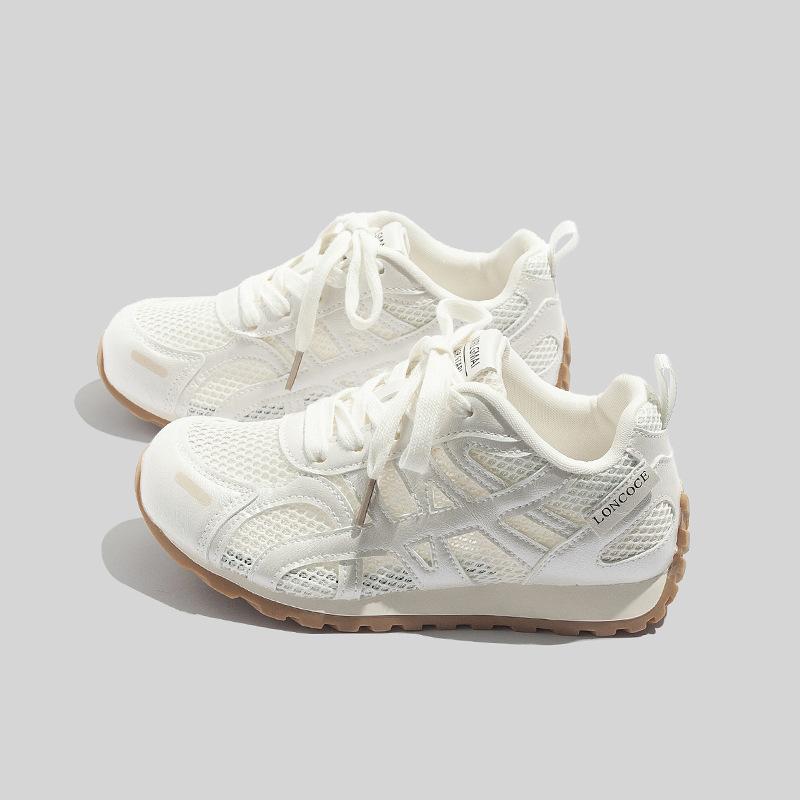 Léto nové síťované dámské bílé boty univerzální tenisky prodyšné skate boty módní ležérní boty módní pánské jednovrstvé boty