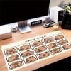 Large Multi-Size Non-Slip Rubber Base Capybara, Cute, Expressions Mouse Pad, Stitched Edges Keyboard Desk Mat for School, Office, Home, Gift