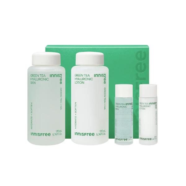INNISFREE Green Tea Seed Hyaluronic Acid Skincare Set Hydration & Barrier Care