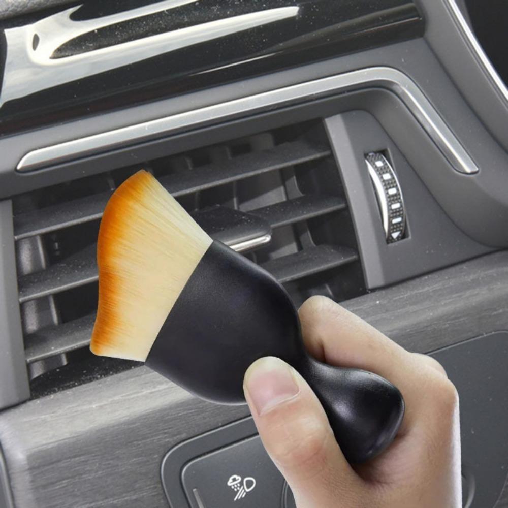 1 Pcs car interior dust cleaning soft brush car cleaning tool Car dust car air outlet cleaning brush keyboard brush