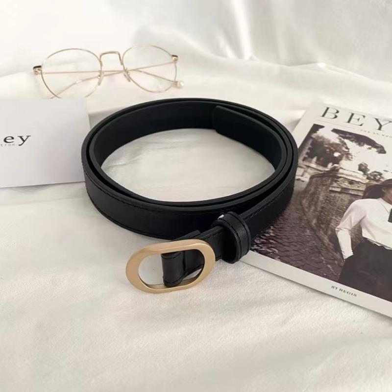 

Женский модный ремень с простой металлической пряжкой для женщин, черный костюм, джинсы, одежда, аксессуары 105 cm