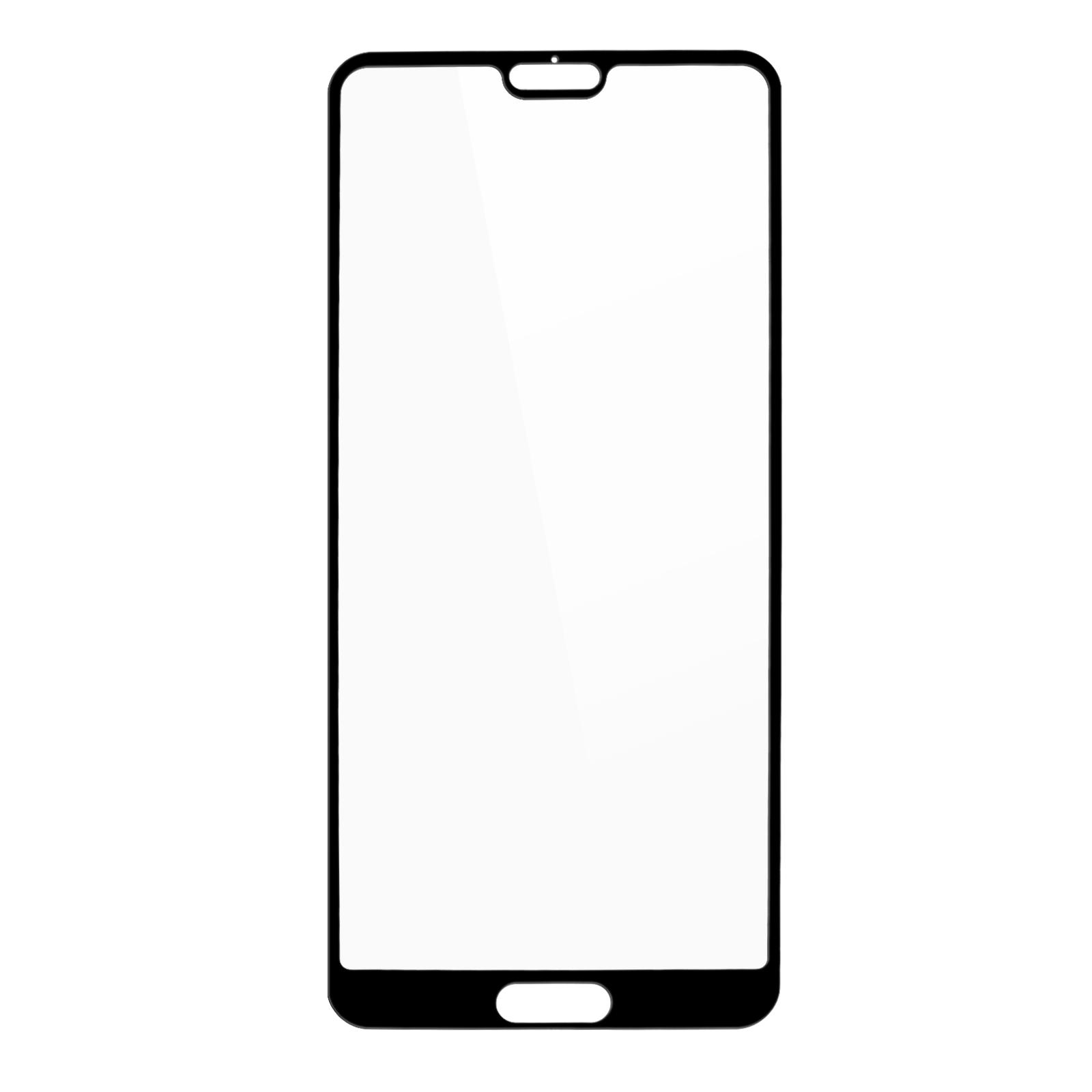 

5D 9H [Full Glue Full Size] Tempered Glass Screen Protector Guard Film for Huawei P20 Pro Black