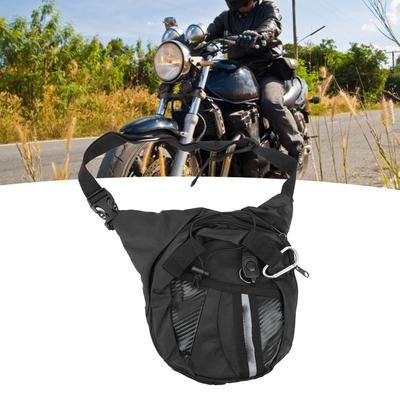 Sacoche jambe de chute Rangement Vélo Sacoche taille pour Camping extérieur Alpinisme Moto Randonnée Moto Sacoche jambe de chute