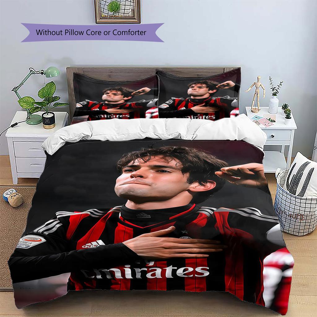 Biancheria da letto con motivo Kaka Decorazione per la casa Regalo di compleanno (1 * copripiumino + 2 * federa, senza nucleo),merchandising per fan.