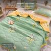 140x200cm Summer Cooling Comforter, Machinewashable Cotton Quilt, Breathable, All Season 200x220cm