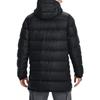 Under Armour Bench Training Long Hooded Down Jacket Men Outerwear Black 1364902-001