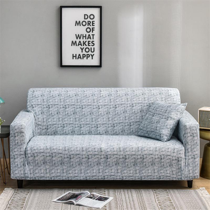 Universal Elastic Non-Slip Sofa Slipcover – Full Wrap Four Seasons Fabric Cover for Living Room.