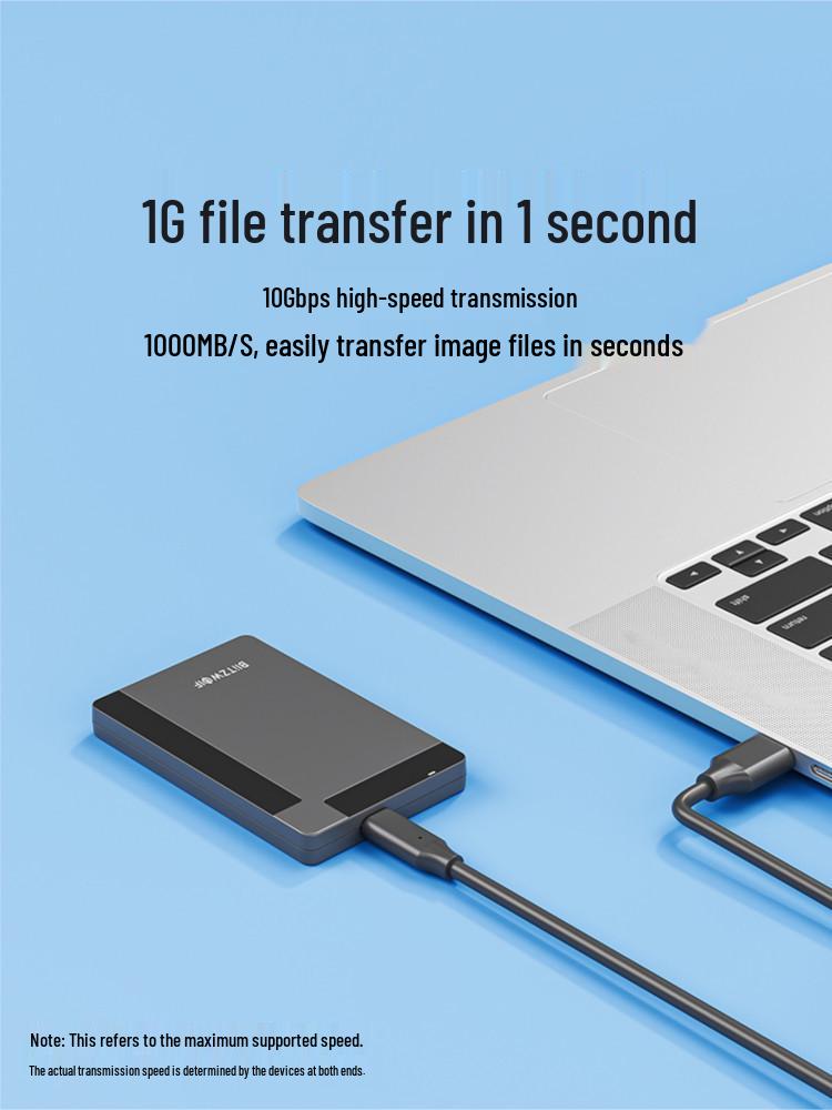 USB 3.2 To Type-C Gen 2 Data Cable for Mobile Drives & iPad/Phone To Computer Connection