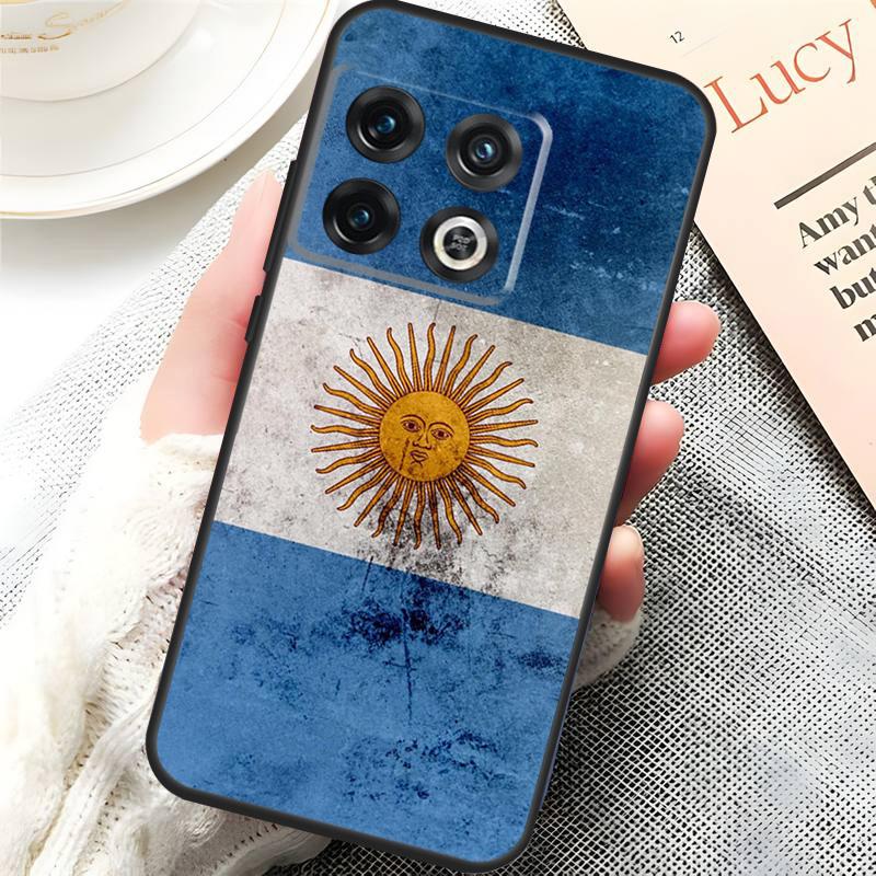 

Argentina Flag Cover For OnePlus 13R 15 13 13T 12 12R 10T 11 10 Pro OnePlus Nord 5 CE 3 4 Lite N20 N30 Case OnePlus Nord CE3Lite