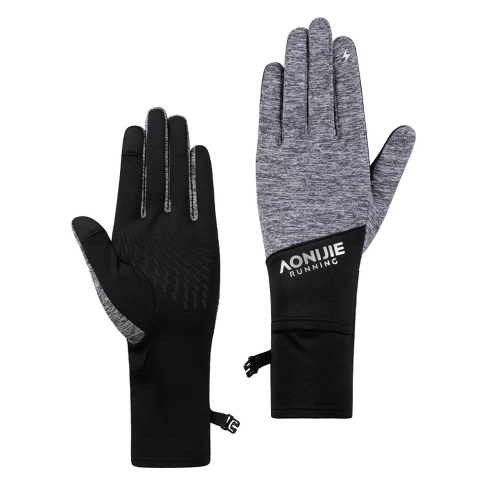 AONIJIE Watchhole Running Gloves Clever G01 Gray
