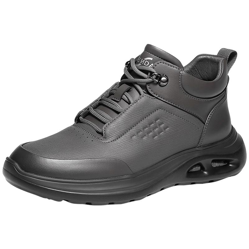 Senda Men s Casual Leather High-Top Boots 40