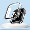 Waterproof Watch Case Glass Screen for Apple Watch Cover 40mm 44mm 41mm 45mm Frame Straight Edge Bumper IWatch Series 9 8 7 6 SE