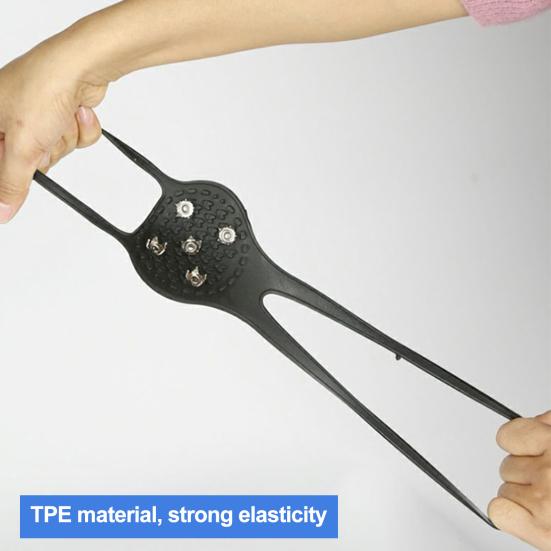 Universal Non-Slip Gripper Spikes Corrosion Resistant Strong Grip Ice Snow Boot Crampons Traction Cleats Snow Shoe Spikes