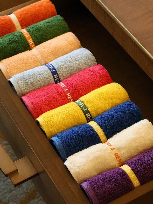 

REMY-J [Remy J] Banding Hand Towel 70g Highest Quality Modal Tencel (1p)_20 COLORS Jella (orange)