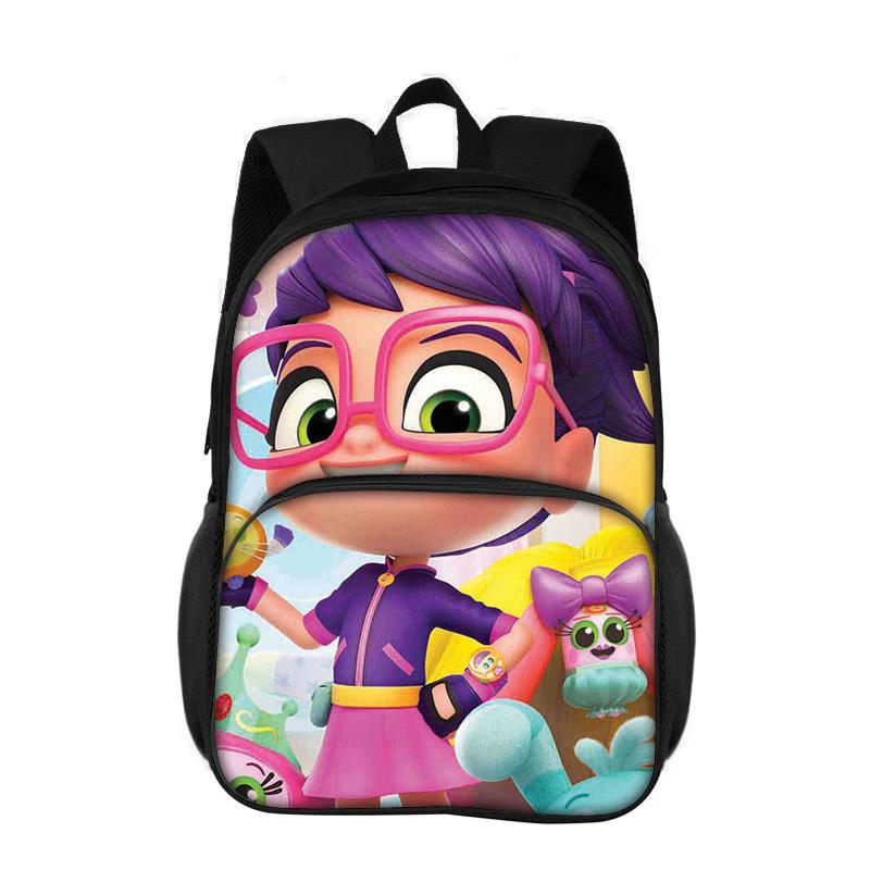 Abby Hatcher Round Front Bag Backpack New Cartoon Print Student Boys and Girls Best Birthday Gift for School