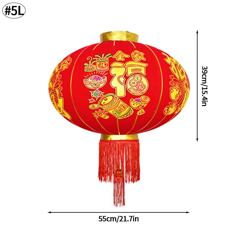 New Year Decoration 2026 Chinese Red Lantern Spring Festival Party Hanging Decor Traditional Paper Lantern Party Supplies