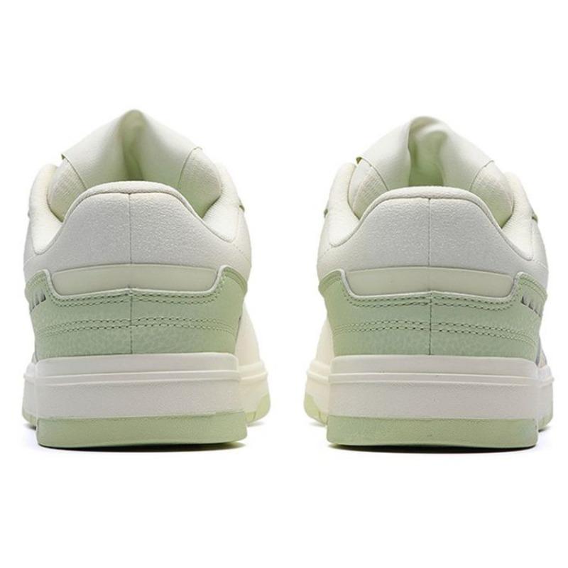 Anta Aoyu Durable Low-Top Skate Shoes Women Sneakers White Green 122238077-5