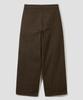AGOD Side Cut Pocket Peachskin Cotton Pants [Brown]