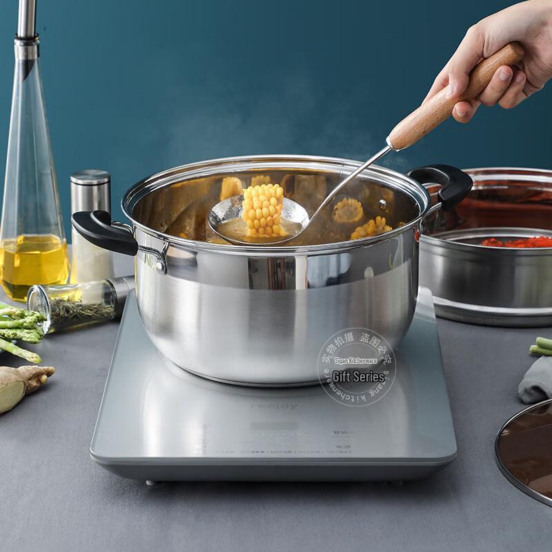 304 Food-Grade Stainless Steel Soup Pot