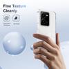 KEYSION Transparent Phone Case for VIVO Y35 Y22 Y22S Soft TPU+PC Anti-slip HD Clear Shockproof Phone Back Cover for VIVO Y22 Y35