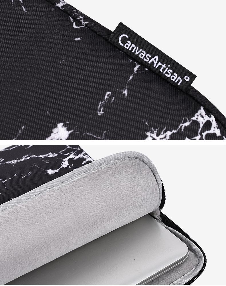 Canvasartisan Marmormuster Laptop-Hülle - Wasserdichte Tasche für Lenovo