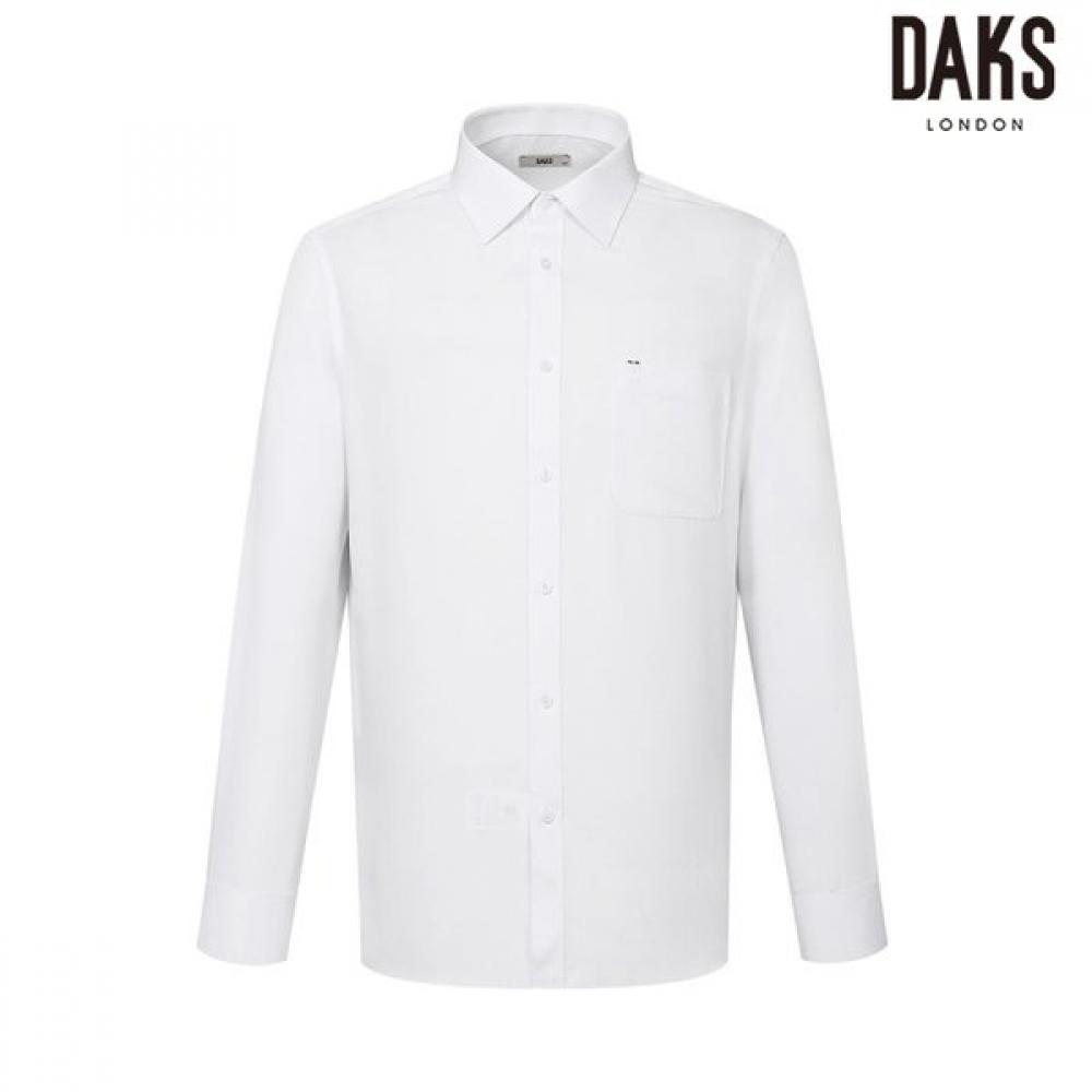 

DakS Men S Poly Blend eaSy Care Jacquard Regular Fit dreSS Shirt dmp1Shdl110a1 white/95